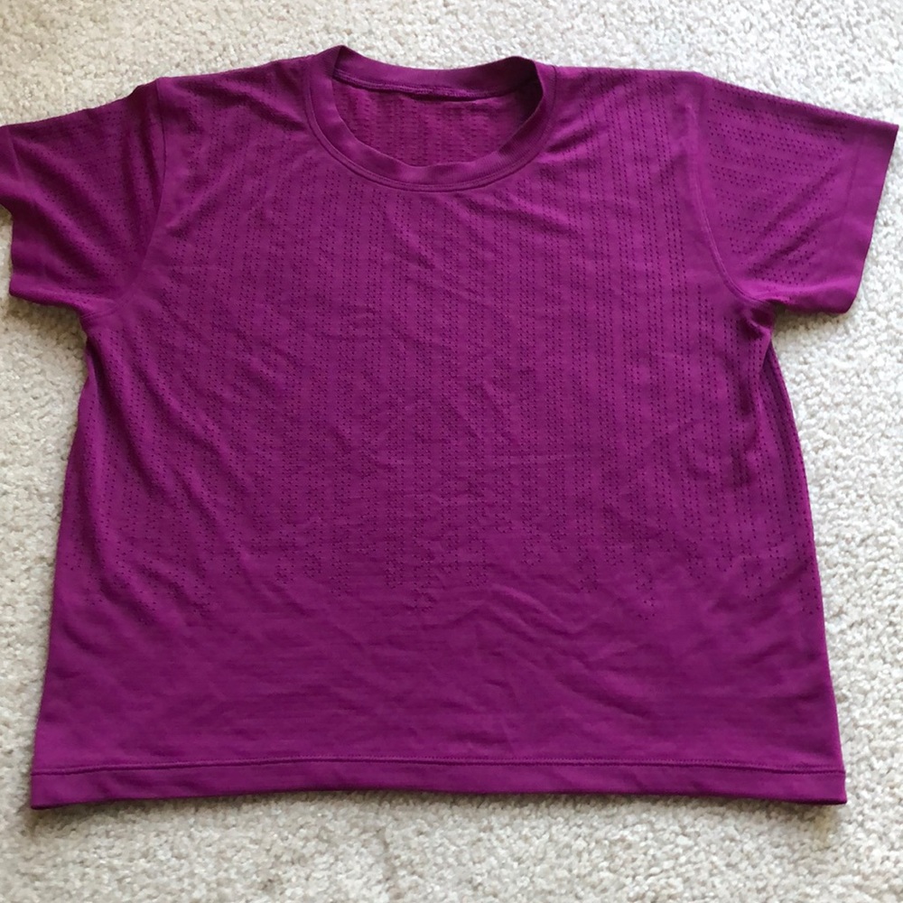 Lululemon purple work out shirt!